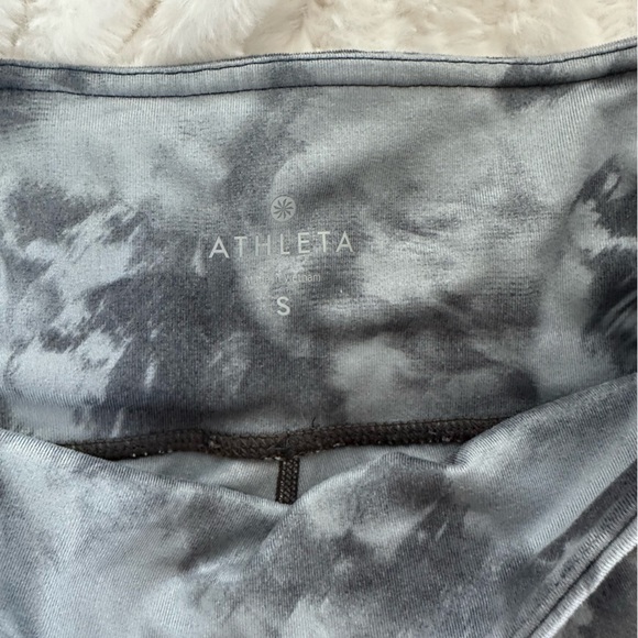 Athleta Blue-Gray Floral Crush Chaturanga Leggings Size S - Picture 4 of 8